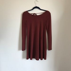 !FINAL SALE! Burnt orange casual dress